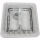Dachluke Dachfenster Dachhaube 28x28 cm + Ventilator + Innenrahmen weiß