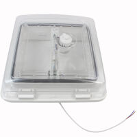 Dachluke Dachfenster Dachhaube 28x28 cm + Ventilator + Innenrahmen klarglas