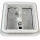 Dachluke Dachfenster Dachhaube 28x28 cm + Ventilator + Innenrahmen klarglas