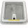 Dachluke Dachfenster Dachhaube 28x28 cm + Ventilator + Innenrahmen klarglas