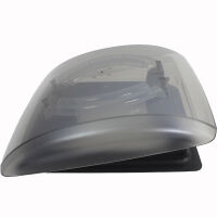 MPK Vision Vent S pro getönte Klarglas Dachluke Dachfenster Dachhaube 28 x 28 cm schwarz