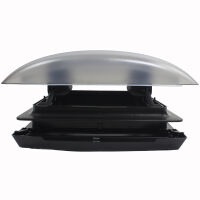 MPK Vision Vent S pro getönte Klarglas Dachluke Dachfenster Dachhaube 28 x 28 cm schwarz