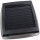 MPK Vision Vent S pro getönte Klarglas Dachluke Dachfenster Dachhaube 28 x 28 cm schwarz