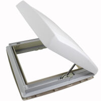 THULE Vent Dachluke Dachfenster Dachhaube 40x40 cm + Innenrahmen perlweiß