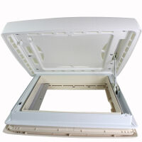 THULE Vent Dachluke Dachfenster Dachhaube 40x40 cm + Innenrahmen perlweiß