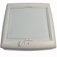 THULE Vent Dachluke Dachfenster Dachhaube 40x40 cm + Innenrahmen perlweiß