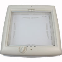 THULE Vent Dachluke Dachfenster Dachhaube 40x40 cm + Innenrahmen perlweiß