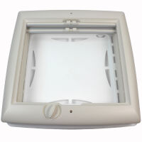 THULE Vent Dachluke Dachfenster Dachhaube 40x40 cm + Innenrahmen perlweiß