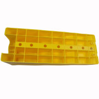 2x 5 Tonnen 130 mm Stufenkeile Ausgleichskeile Wohnmobil Camper + Tasche gelb