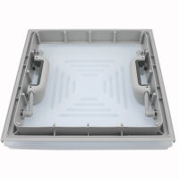 MPK Modell 42 Dachluke Dachfenster Dachhaube 40 x 40 cm + Doppelrollo Wohnwagen Wohnmobil Caravan grau
