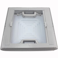 MPK Modell 42 Dachluke Dachfenster Dachhaube 40 x 40 cm + Doppelrollo Wohnwagen Wohnmobil Caravan grau