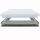 MPK Modell 42 Dachluke Dachfenster Dachhaube 40 x 40 cm + Doppelrollo Wohnwagen Wohnmobil Caravan grau