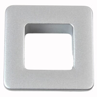 Baldacci Zamak Push-Lock Möbelschloss Klappe Türschloss Bad Schrank quadratisch silber