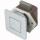 Baldacci Zamak Push-Lock Möbelschloss Klappe Türschloss Bad Schrank quadratisch silber