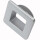 Baldacci Zamak Push-Lock Möbelschloss Klappe Türschloss Bad Schrank quadratisch silber