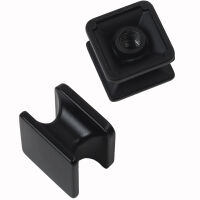 Baldacci Zamak Push-Lock Möbelschloss Klappe Türschloss Bad Schrank quadratisch schwarz