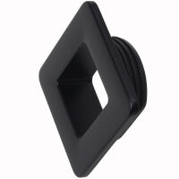 Baldacci Zamak Push-Lock Möbelschloss Klappe Türschloss Bad Schrank quadratisch schwarz