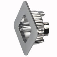 Baldacci Zamak Push-Lock Möbelschloss Klappe Türschloss Bad Schrank quadratisch groß chrom