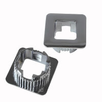 Baldacci Zamak Push-Lock Möbelschloss Klappe Türschloss Bad Schrank quadratisch groß chrom
