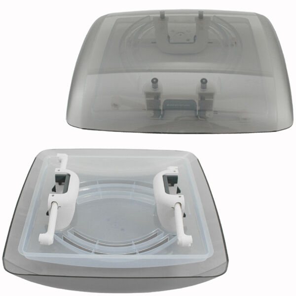 MPK Ersatzhaube VisionVent S 28x28 Dachluke Dachfenster Dachhaube Wohnwagen Wohnmobil Caravan signalweiß