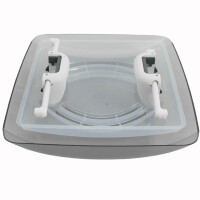 MPK Ersatzhaube VisionVent S 28x28 Dachluke Dachfenster Dachhaube Wohnwagen Wohnmobil Caravan signalweiß