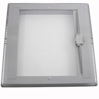 Innenrahmen für MPK Dachhaube Dachluke 40x40 mit Rollo + Moskitonetz grau