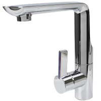 Wasserhahn Einhebelmischer Modena mit Schalter Farbe chrom (B-Ware)
