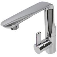 Wasserhahn Einhebelmischer Modena mit Schalter Farbe chrom (B-Ware)