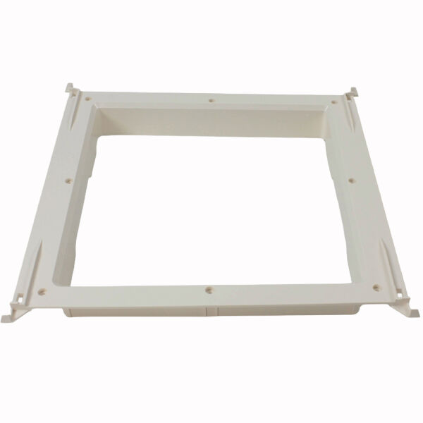 Montagerahmen für MPK VisionVent S pro Dachluke Dachfenster Dachhaube 28x28 Wohnwagen Wohnmobil perlweiß