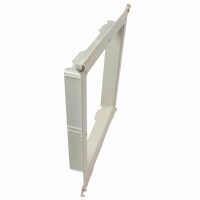 Montagerahmen für MPK VisionVent S pro Dachluke Dachfenster Dachhaube 28x28 Wohnwagen Wohnmobil perlweiß