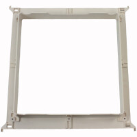 Montagerahmen für MPK VisionVent S pro Dachluke Dachfenster Dachhaube 28x28 Wohnwagen Wohnmobil perlweiß