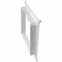 Montagerahmen für MPK VisionVent S pro Dachluke Dachfenster Dachhaube 28x28 Wohnwagen Wohnmobil signalweiß