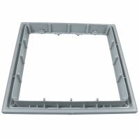 Oberrahmen für MPK Modell 42 46 47 4600 Dachluke Dachfenster Dachhaube 40x40 Wohnwagen Wohnmobil grau