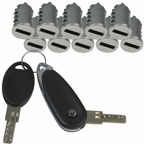10 x FAP HSC Steckzylinder Zylinder + Klappschlüssel Schloss Wohnwagen Wohnmobil Caravan Boot
